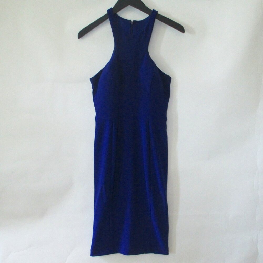 BLUE XSCAPE COCKTAIL DRESS - Picture 5 of 16
